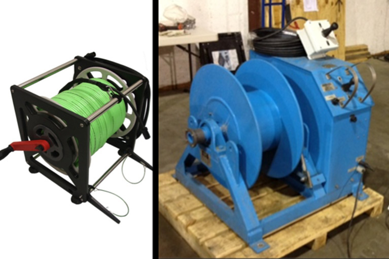 ROV Electric winch and hand reel ARMS